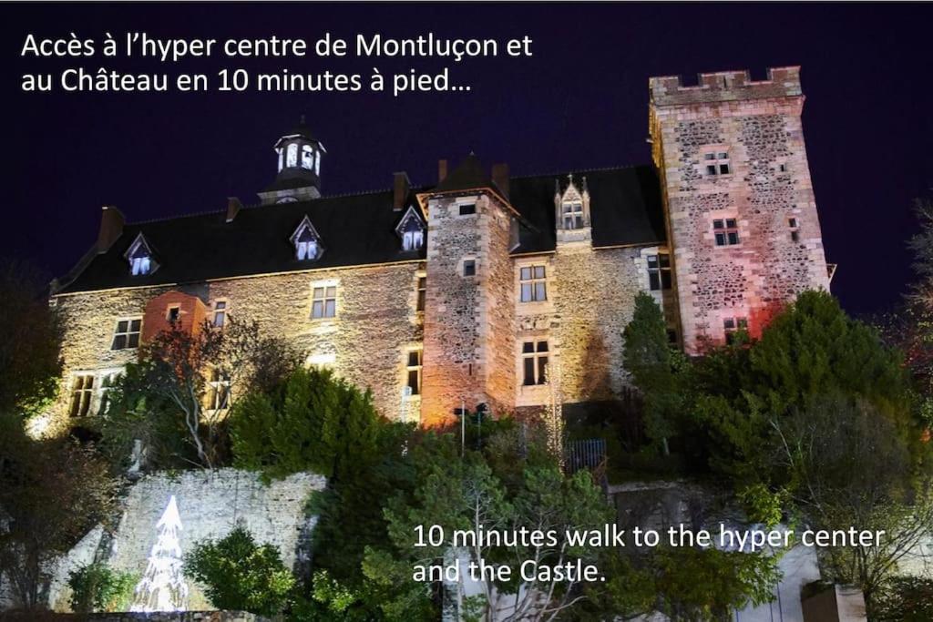Le 46 - T2 rénové, confortable proche centre-ville Montluçon Exterior foto